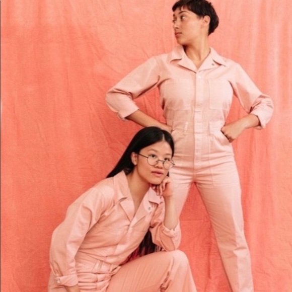Big Bud Press Pants - Big Bud Press Dusty Rose Jumpsuit